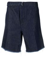 Lanvin short en jean à bords francs - Bleu - thumbnail