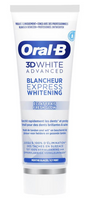 Oral-B 3D White Advanced Express Whitening Fresh Glow Tandpasta - thumbnail