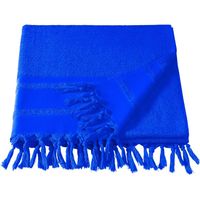 De Witte Lietaer Strandlaken Fjara 100 X 180 Cm Katoen Donkerblauw - thumbnail