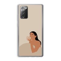 Fresh coffee: Samsung Galaxy Note 20 / Note 20 5G Transparant Hoesje