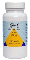 Clark Calciumcitraat 450mg Capsules