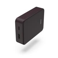 Hama Colour 10 Power Pack 10000 mAh 2 Outputs:USB-C USB-A Powerbank Paars