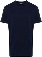 DSQUARED2 logo-appliqué cotton T-shirt - Bleu