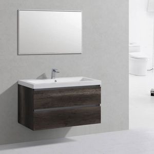 Badkamermeubelset Sanilux Trendline 100x47x50 cm 1 Kraangat Century Oak