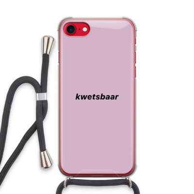 kwetsbaar: iPhone SE 2020 Transparant Hoesje met koord