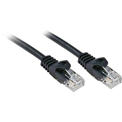 LINDY 48196 RJ45 Netwerkkabel, patchkabel CAT 6 U/UTP 7.50 m Zwart Snagless 1 stuk(s)