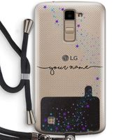 Sterren: LG K10 (2016) Transparant Hoesje met koord