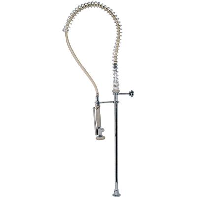 Keukenkraan Tres Top | Opbouw | 360° Draaibaar | Uitrekbare sproeier | Mengkraan | 1-hendel | Rond | Wit glans