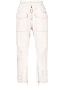 MARANT pantalon cargo à surpiqûres contrastantes - Tons neutres