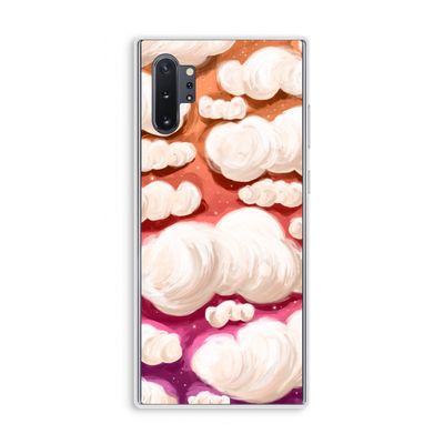 Katoen Wolken: Samsung Galaxy Note 10 Plus Transparant Hoesje