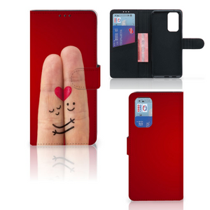 OnePlus 9 Pro Wallet Case met Pasjes Liefde - Origineel Romantisch Cadeau