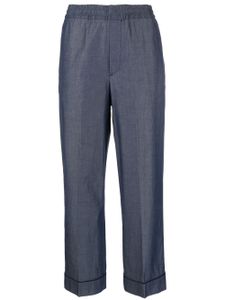 10 CORSO COMO pantalon court à coupe droite - Bleu