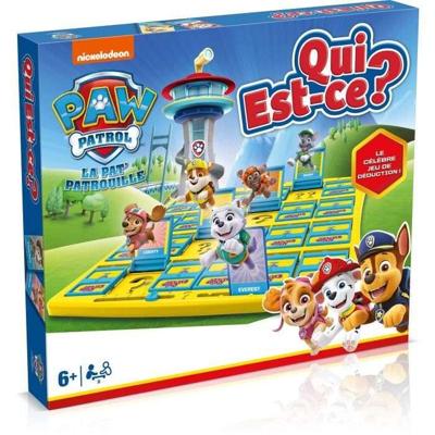 Wie is het ? PAW Patrol - Bordspel - WINNENDE BEWEGINGEN - Wie is het? met Paw Patrol-personages.