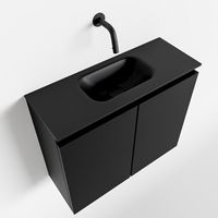 Toiletmeubel Mondiaz Ture | 60 cm | Meubelkleur Urban | Eden wastafel Urban Midden | Zonder kraangat