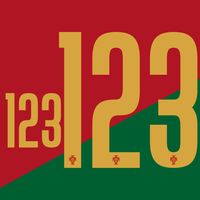 Nummers (Officiële Portugal Bedrukking 2022-2023) - thumbnail