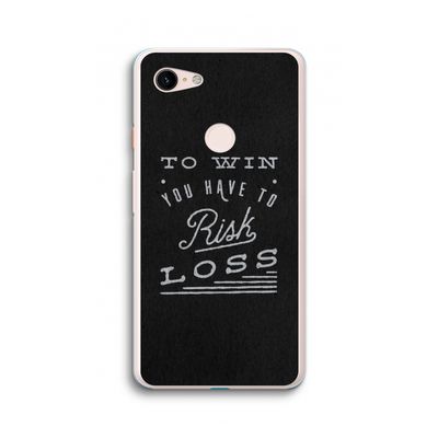 Risk loss: Google Pixel 3 XL Transparant Hoesje