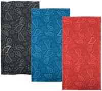 OXFORD multifunctie doeken "comfy neckerchief comfy paisley red 3-pack