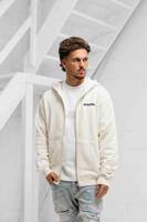 Off The Pitch Wardrobe Essentials Vest Heren Gebroken Wit - Maat M - Kleur: Gebroken Wit | Soccerfanshop