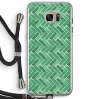 Moroccan tiles 2: Samsung Galaxy S7 Edge Transparant Hoesje met koord