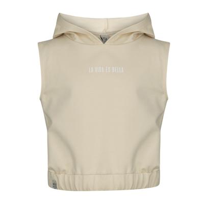 KIEstone Zomer hoodie meisjes - zand - Marleen