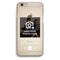 Music Player: iPhone 6 / 6S Transparant Hoesje