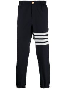 Thom Browne pantalon élastiqué à détails 4 bandes signature - Bleu