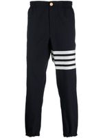 Thom Browne 4-Bar elasticated ankle trousers - Bleu