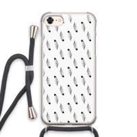 Pluimen: iPhone 7 Transparant Hoesje met koord