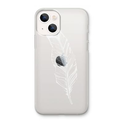 Pluim: iPhone 13 mini Transparant Hoesje