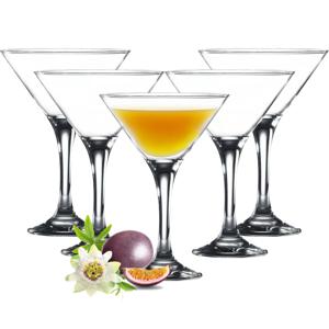 Glasmark Cocktail glazen - 6x - martini - 150 ml - glas - martini glazen   -