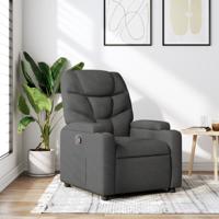 Relaxfauteuil Donkergrijze Stof