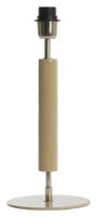 Light & Living Tafellamp 'Kulai' 49cm, kleur Beige/Nikkel (excl. kap)