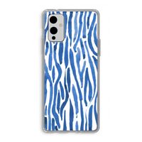 Blauwe nerven: OnePlus 9 Transparant Hoesje