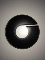 Maatring 11 cm zwart onbedrukt