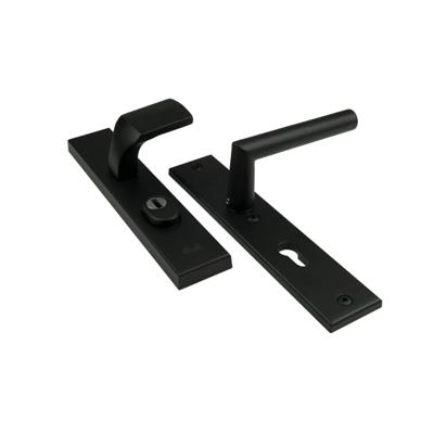 AMI veiligheidsbeslag knop/zonder kruk - SKG*** met kerntrekbeveiliging - PC 72 - deurdikte 53-57 mm - zwart