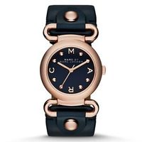 Horlogeband Marc by Marc Jacobs MBM1334 Leder Blauw 24mm