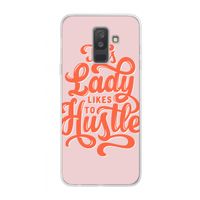 Hustle Lady: Samsung Galaxy A6 Plus (2018) Transparant Hoesje Hustle Lady: Samsung Galaxy A6 Plus (2018) Transparant Hoesje