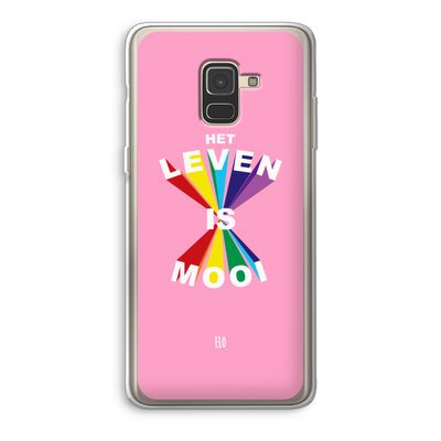 Het Leven Is Mooi: Samsung Galaxy A8 (2018) Transparant Hoesje