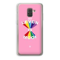 Het Leven Is Mooi: Samsung Galaxy A8 (2018) Transparant Hoesje Het Leven Is Mooi: Samsung Galaxy A8 (2018) Transparant Hoesje