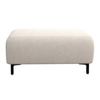 Hocker Elsa - stof Eden - beige - Leen Bakker