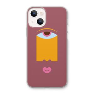 Mono V: iPhone 13 mini Transparant Hoesje