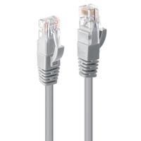 LINDY 48008 RJ45 Netwerkkabel, patchkabel CAT 6 U/UTP 15.00 m Grijs 1 stuk(s) - thumbnail