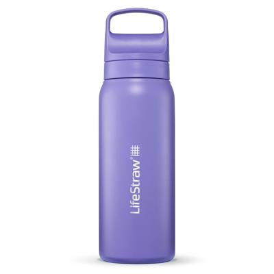 Lifestraw Go 2.0 Stainless Steel Water Filter Bottle - 700 Ml - Diverse Kleuren Thistle Purple