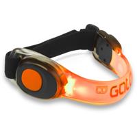 Outwet Gato armband led usb one size neon oranje