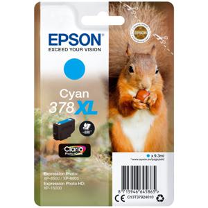 Epson Squirrel Singlepack Cyan 378XL Claria Photo HD Ink