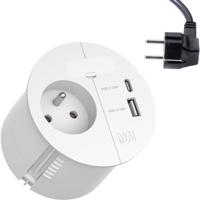 Bachmann 938.302 Bureaustekkerdoos Wit