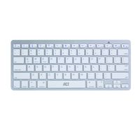 ACT AC5600 Multimedia Toetsenbord Bluetooth | Qwerty/US layout | iOS - MAC OS - Android - Windows | Portable | Wit