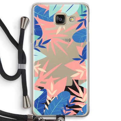 Tropisch: Samsung Galaxy A5 (2016) Transparant Hoesje met koord