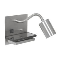 Steinhauer Bedlamp RVSUpround met oplader en usb - 3654ST
