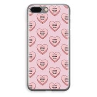 Chicks before dicks: iPhone 8 Plus Transparant Hoesje